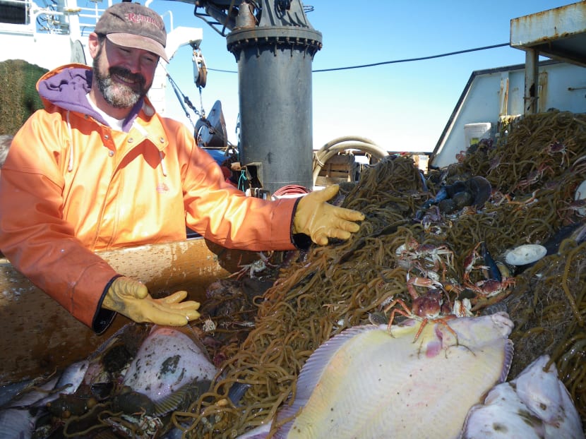 This July 31, 2010, photo provided by NOAA Fisheries/Alaska Fisheries Science Centre shows Gerald R Hoff, field party chief of a survey of Norton Sound and northern regions of the Bering Sea. Federal scientists sampling commercial fish species off Alaska's Aleutian Islands keep finding new species. Photo: AP