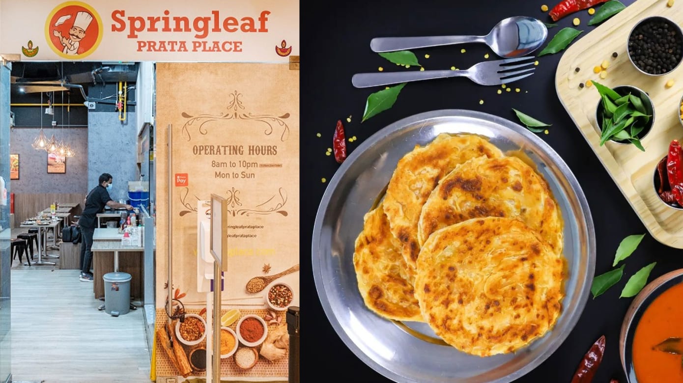 #sgdeals 成功登上“Michelin Guide 2023”　Springleaf Prata Place将送印度煎饼