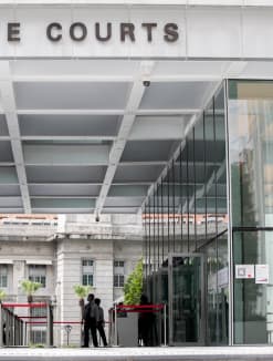 A view of the States Courts building.