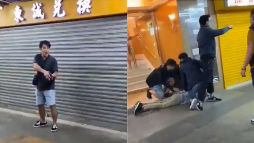 Man detained after shot fired at Hong Kong police Man detained after shot fired at Hong Kong police