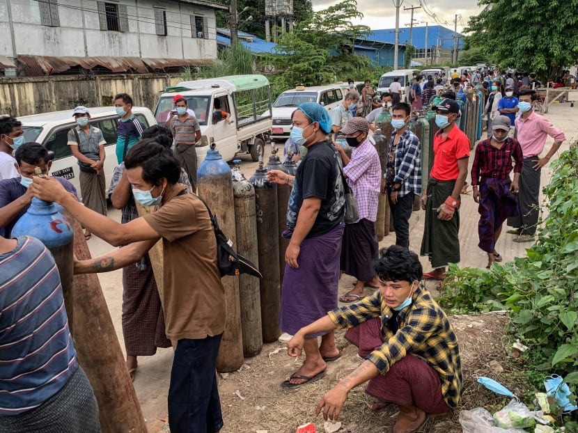 As Covid-19 rages in Myanmar, army hoards oxygen, doctors say As Covid-19 rages in Myanmar, army hoards oxygen, doctors say