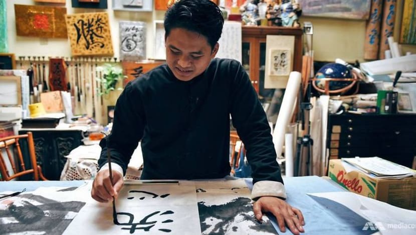 Anak Melayu S'pura, Malik Mazlan jelajah dunia demi cinta kaligrafi Cina