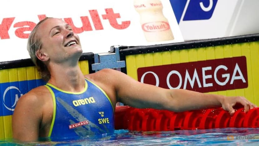 Swimming: Sjostrom returns to competition after elbow break Swimming: Sjostrom returns to competition after elbow break