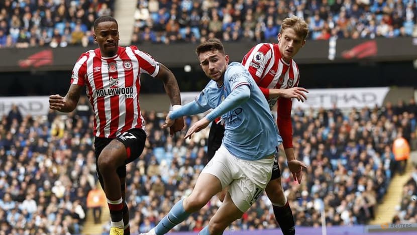Toney scores twice as Brentford stun Man City Toney scores twice as Brentford stun Man City