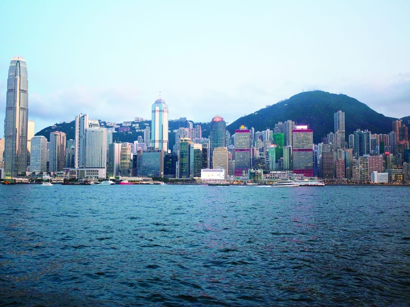 A view of Victoria Harbour in Hong Kong, where a swimmer died and another was hospitalised during the Hong Kong harbour swim race. Bloomberg file photo.