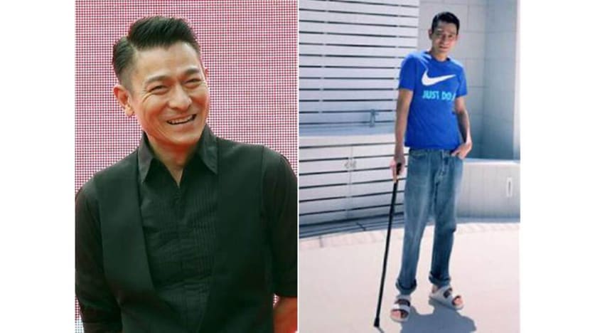 Andy Lau back on his feet 3 months after accident