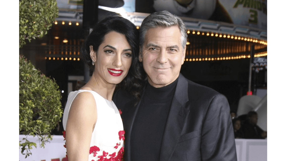 Clooney didn't want kids to have ridiculous names 8days(02)