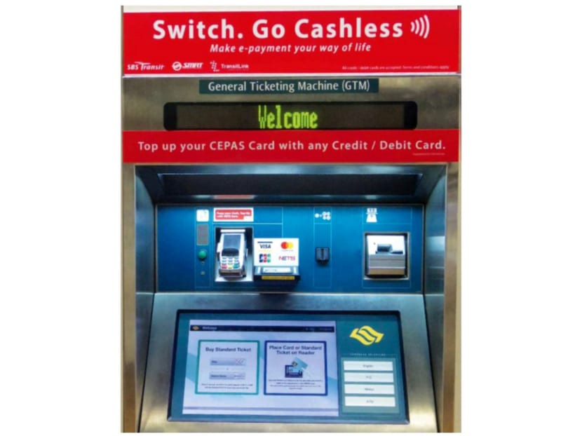 Eliminating cash top-ups at MRT stations and bus interchanges would force those without cashless means to pay hefty top-up fees — as much as 10 per cent of the top-up amount — at other locations such as convenience stores. This could go against the objective of ensuring that public transport remains socially inclusive.  

Photo: TransitLink