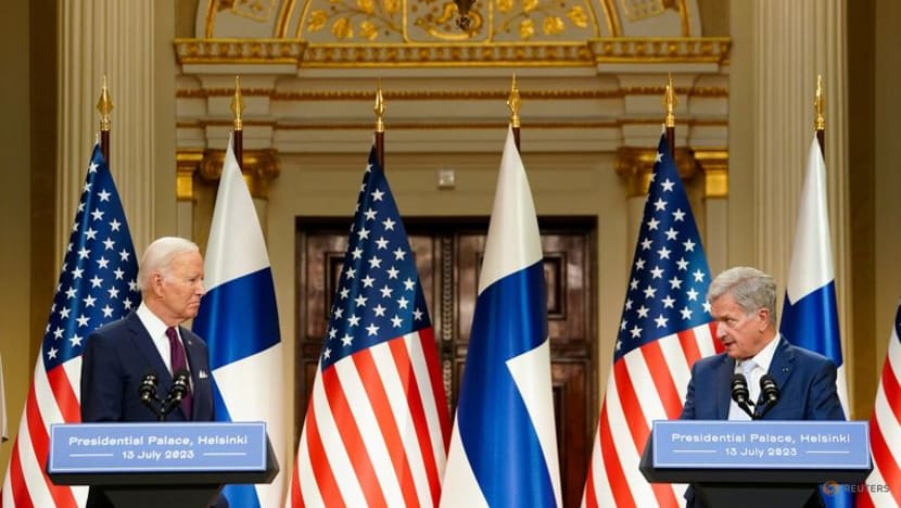 Biden 'guarantees' US backs NATO in Finland, but Trump shadow lingers