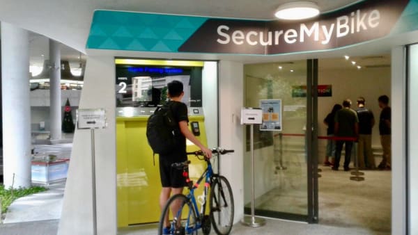 First automated underground bike parking system kicks off in Admiralty TODAY
