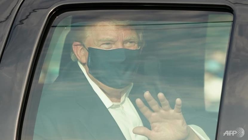 Trump criticised for leaving hospital to greet supporters in motorcade Trump criticised for leaving hospital to greet supporters in motorcade