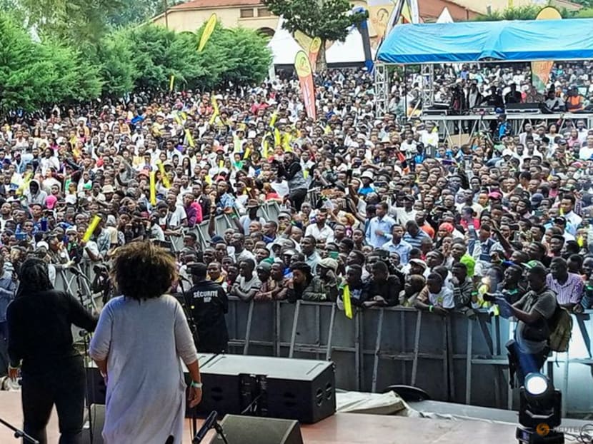 African artists show support for east Congo conflict at music festival