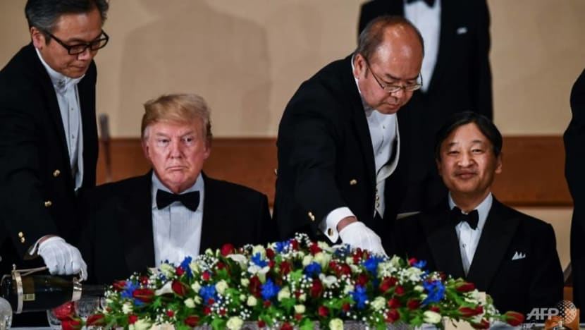 Trump bids Japanese emperor farewell, tours US navy base Trump bids Japanese emperor farewell, tours US navy base