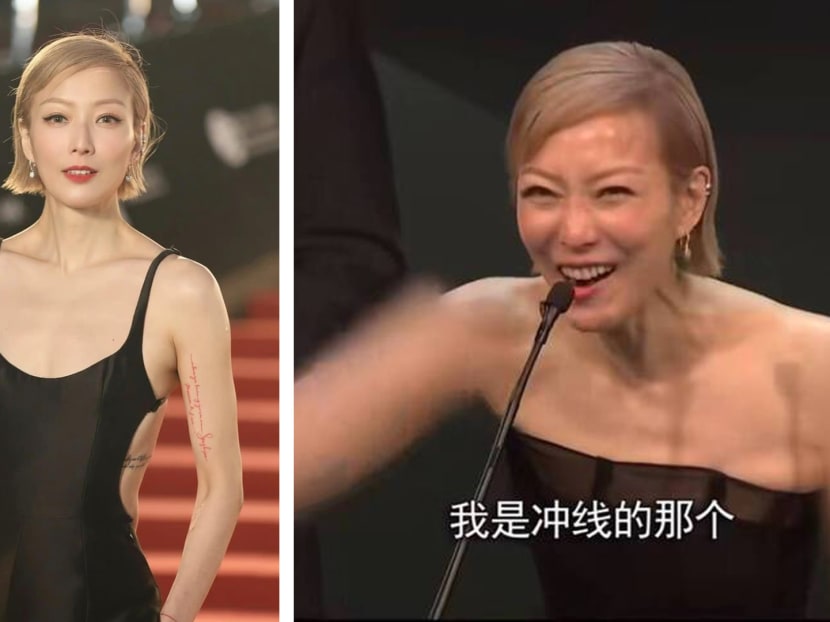Sammi Cheng’s arms blurred out by Chinese broadcaster because of her