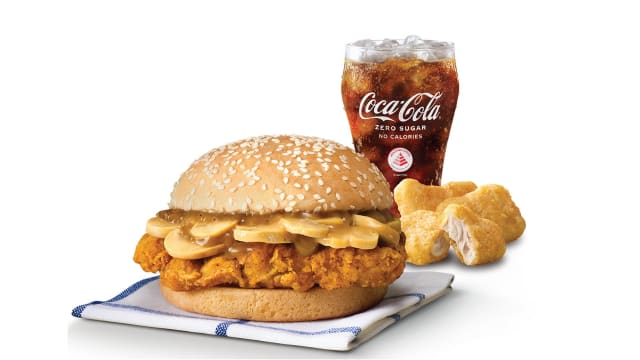#sgdeals 谁说天下没有白吃的午餐？KFC要送Shrooms Burger午餐套餐！