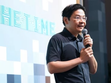 Singapore Deputy Prime Minister and Finance Minister Lawrence Wong at an exhibition on Sept 23, 2023 commemorating the late founding prime minister Lee Kuan Yew's 100th anniversary.