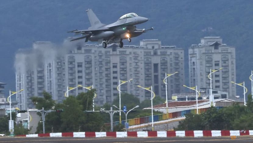 Taiwan's air force flexes muscles in face of Chinese war games