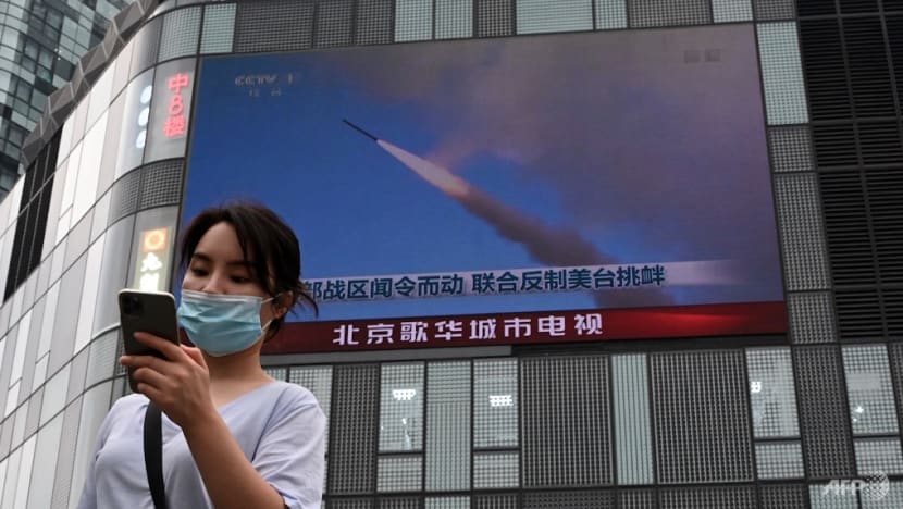 As it happened: China fires missiles in largest military drills around Taiwan after Pelosi's visit