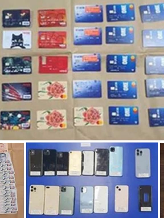The police seized an array of mobile devices, bank cards, SIM cards, cash amounting to S$2,760 and two Rolex watches, worth a total of S$35,600, from the suspects.