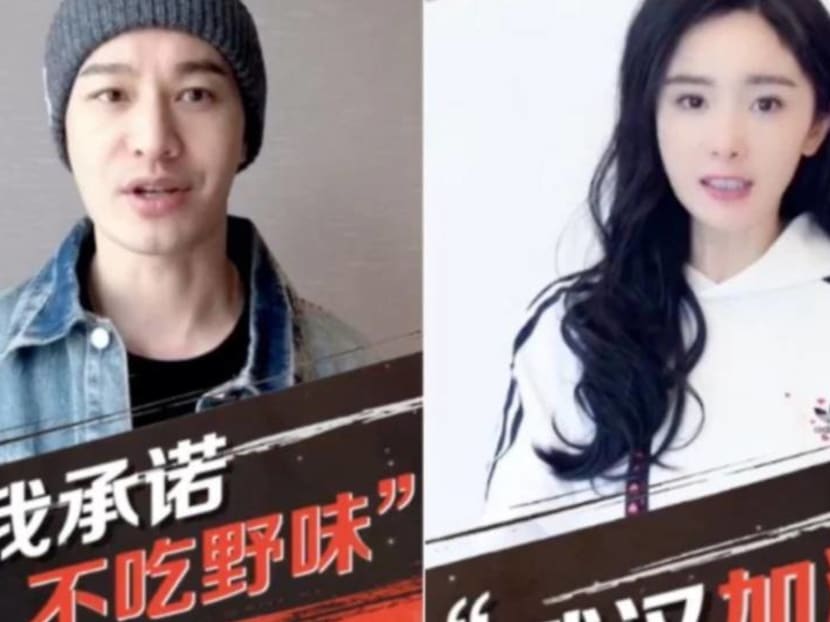 Kris Wu, Angelababy and other Chinese celebrities say 'no to the consumption of wildlife' Kris Wu, Angelababy and other Chinese celebrities say 'no to the consumption of wildlife'