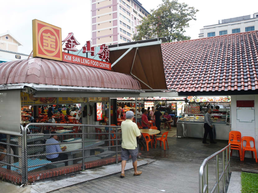 On Saturday (Oct 7), Kim San Leng Food Centre - located along Bishan Street 13 - became the first-ever kopitiam (coffee shop) to have trained employees able to manage customers with dementia. Photo: Najeer Yusof/TODAY