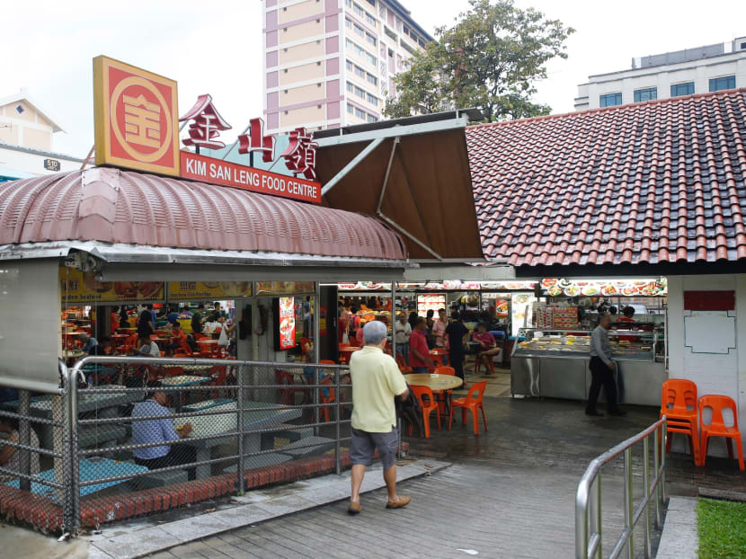On Saturday (Oct 7), Kim San Leng Food Centre - located along Bishan Street 13 - became the first-ever kopitiam (coffee shop) to have trained employees able to manage customers with dementia. Photo: Najeer Yusof/TODAY On Saturday (Oct 7), Kim San Leng Food Centre - located along Bishan Street 13 - became the first-ever kopitiam (coffee shop) to have trained employees able to manage customers with dementia. Photo: Najeer Yusof/TODAY