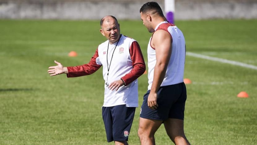 Rugby: England boss thanks 'typhoon gods' after World Cup game axed Rugby: England boss thanks 'typhoon gods' after World Cup game axed