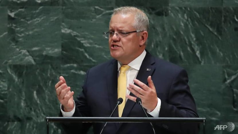 Australia PM Scott Morrison lashes climate critics in UN speech