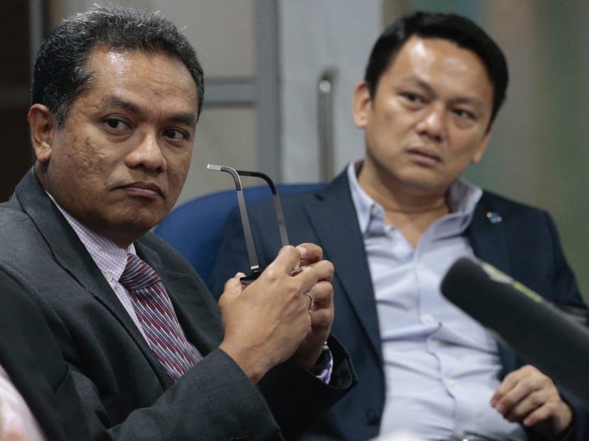 File photo of former FAS president Zainudin Nordin (left) and former FAS general secretary Winston Lee. File photo of former FAS president Zainudin Nordin (left) and former FAS general secretary Winston Lee.