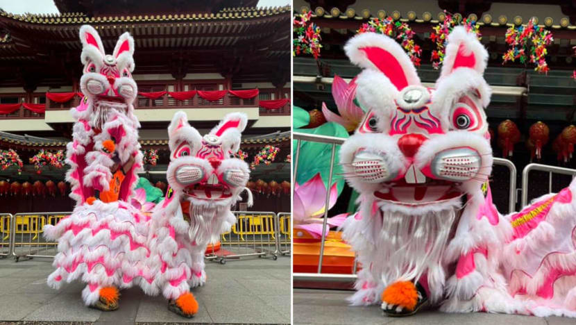 S’pore Lion Dance Troupe Trots Out Adorable Rabbit-Themed Lion Dance For Year Of The Rabbit S’pore Lion Dance Troupe Trots Out Adorable Rabbit-Themed Lion Dance For Year Of The Rabbit