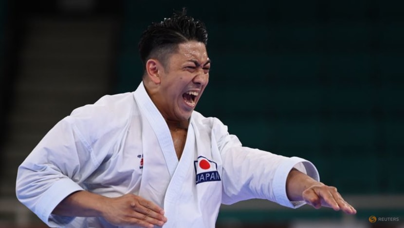Olympics-Karate-Okinawa's Kiyuna mesmerises to win men's kata gold Olympics-Karate-Okinawa's Kiyuna mesmerises to win men's kata gold