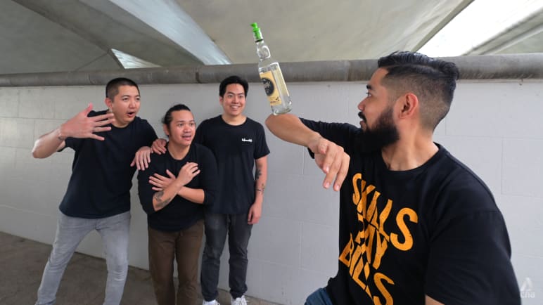 The art of flair bartending that’s shaking up the Singapore bar scene | Interactive