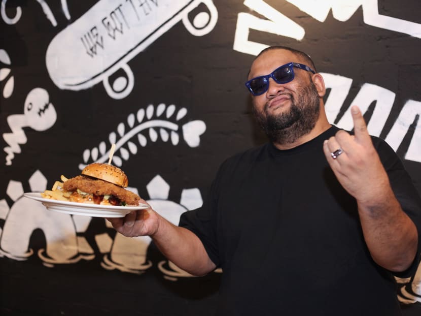 Did you know that Sheikh Haikel's FatPapas burger joint has a secret menu? Two hedonistic burgers and some crazy-sounding fries are on it. Photo: Damien Teo