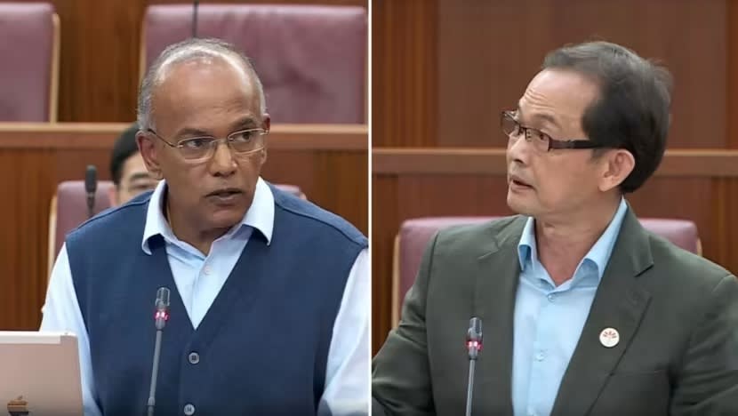 Perbahasan hangat Shanmugam, Leong Mun Wai di Parlimen tentang sama ada Lee Hsien Yang & isteri 'larikan diri'