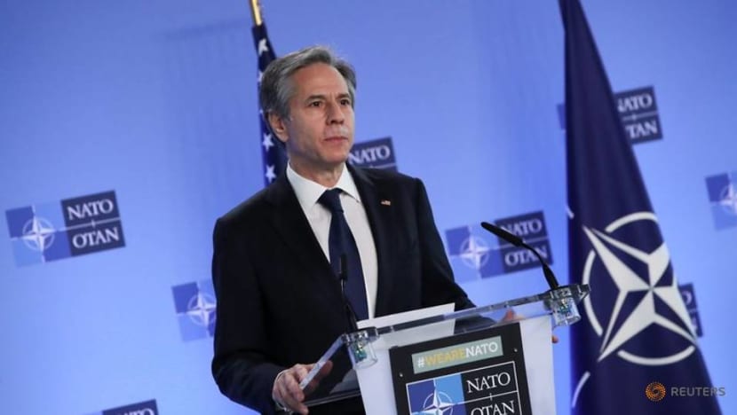 At NATO, Blinken warns Germany over Nord Stream 2 pipeline At NATO, Blinken warns Germany over Nord Stream 2 pipeline