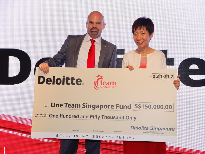 Team Singapore’s athletes could get a S$100 million boost in funding for the next five years, with the Ministry of Culture, Community and Youth (MCCY) launching the One Team Singapore Fund on Tuesday (Oct 3). Photo: Najeer Yusof/TODAY
