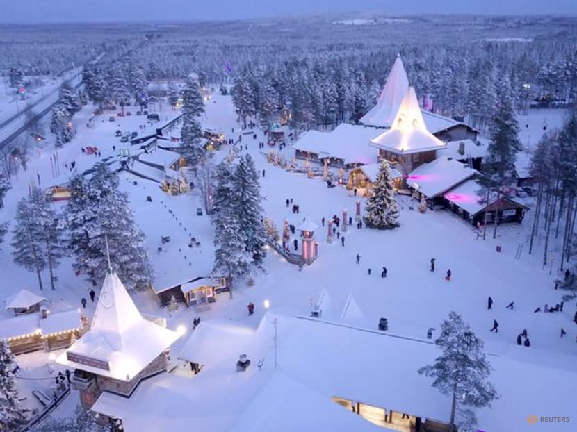 British tourists head to snowy Lapland seeking Santa Claus British tourists head to snowy Lapland seeking Santa Claus