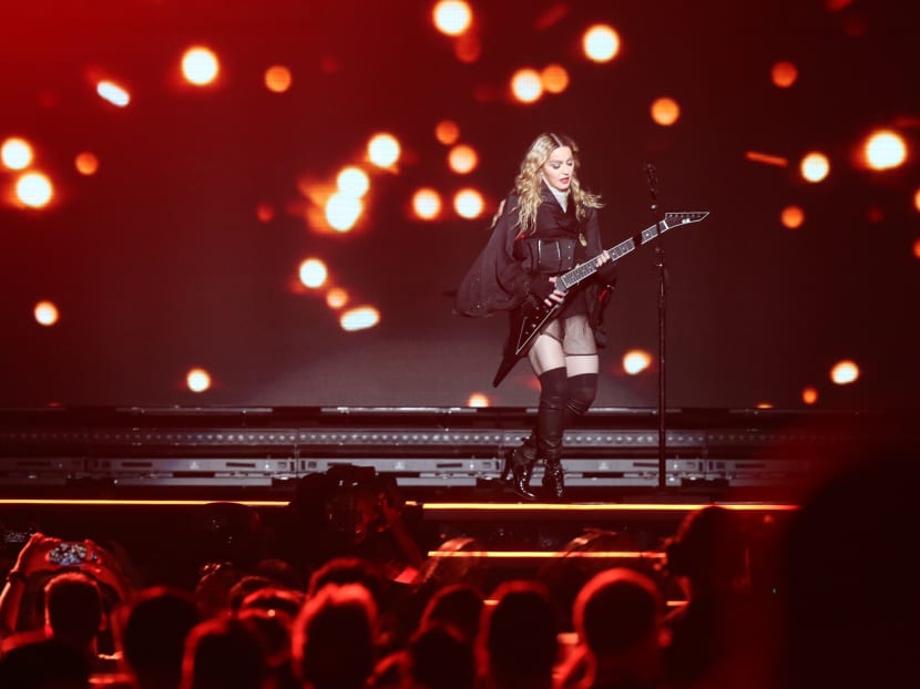 Madonna sticks to the script at her concert