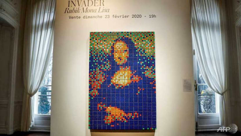 Rubik's Cube Mona Lisa fetches US$521,000 at Paris auction