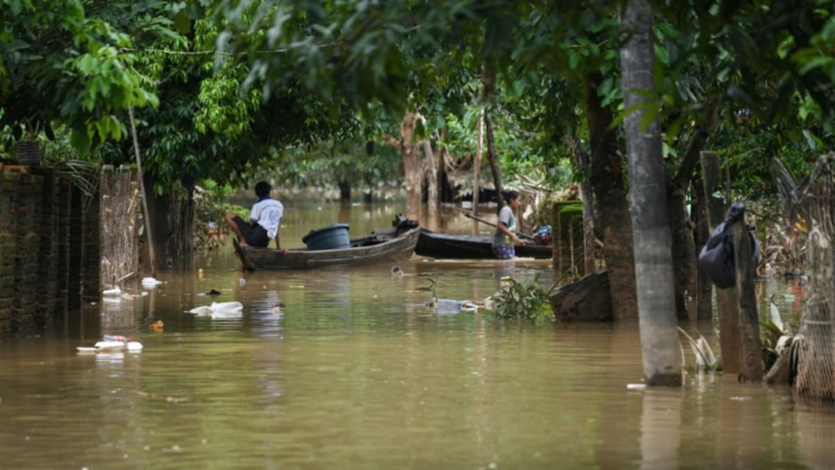 Five dead, 40,000 evacuated as monsoon floods hit Myanmar