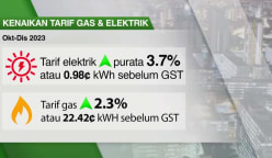 Tarif elektrik naik dari Okt-Dis disebabkan kos tenaga lebih tinggi: SP Group