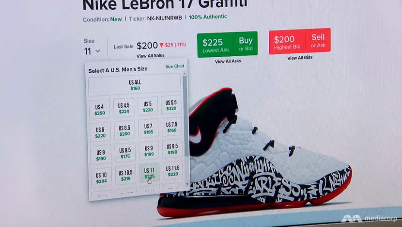 Sneaker trading site sales