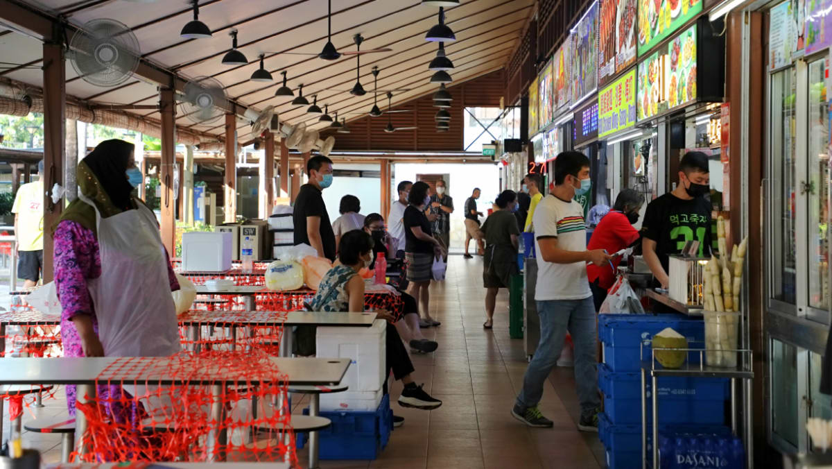 Interactive map showing participating hawkers and merchants added to CDC vouchers website