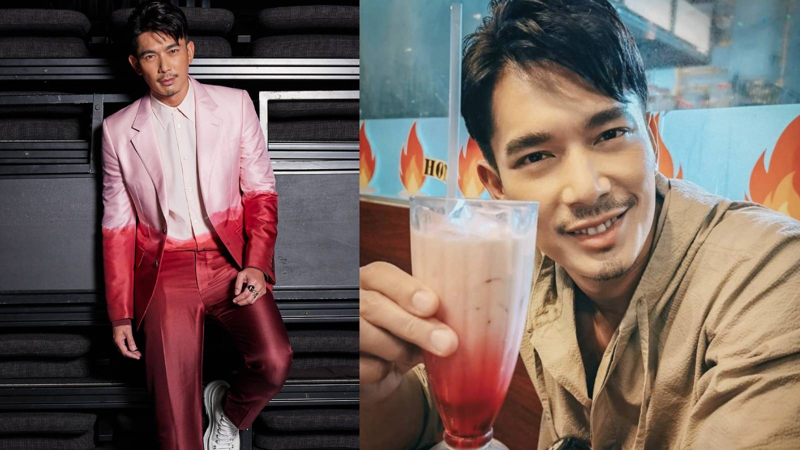 Elvin Ng Thinks That Comparing His Ombre Suit To A Tampon Is “A Bit Offensive” Elvin Ng Thinks That Comparing His Ombre Suit To A Tampon Is “A Bit Offensive”