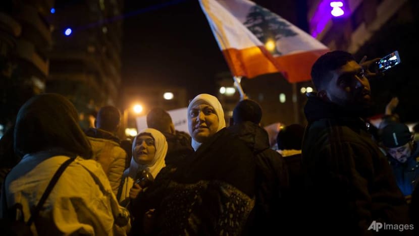 Lebanese protest at new PM's home, demand he quits Lebanese protest at new PM's home, demand he quits