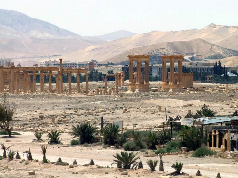 This file photo released on May 17, 2015, by the Syrian official news agency SANA, shows the general view of the ancient Roman city of Palmyra, northeast of Damascus, Syria. Photo: SANA via AP