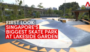 First look at Singapore’s largest skate park at Lakeside Garden | Video