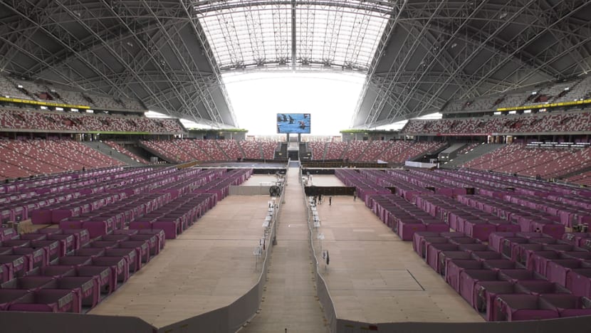 How the Singapore Sports Hub came to house 2,000 migrant workers amid COVID-19 surge How the Singapore Sports Hub came to house 2,000 migrant workers amid COVID-19 surge