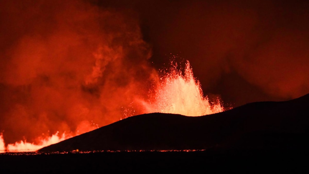 Volcano erupts in southwest Iceland after weeks of earthquakes