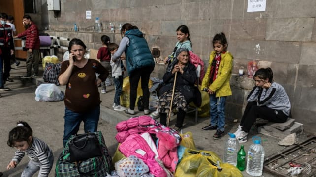 'How can we live with them?': Terrified Armenians flee Karabakh